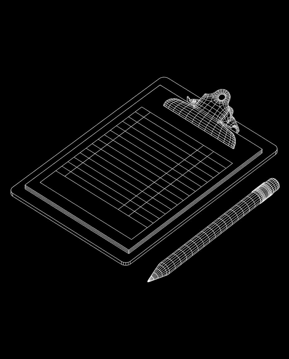 Isometric wireframe icon for Order Status