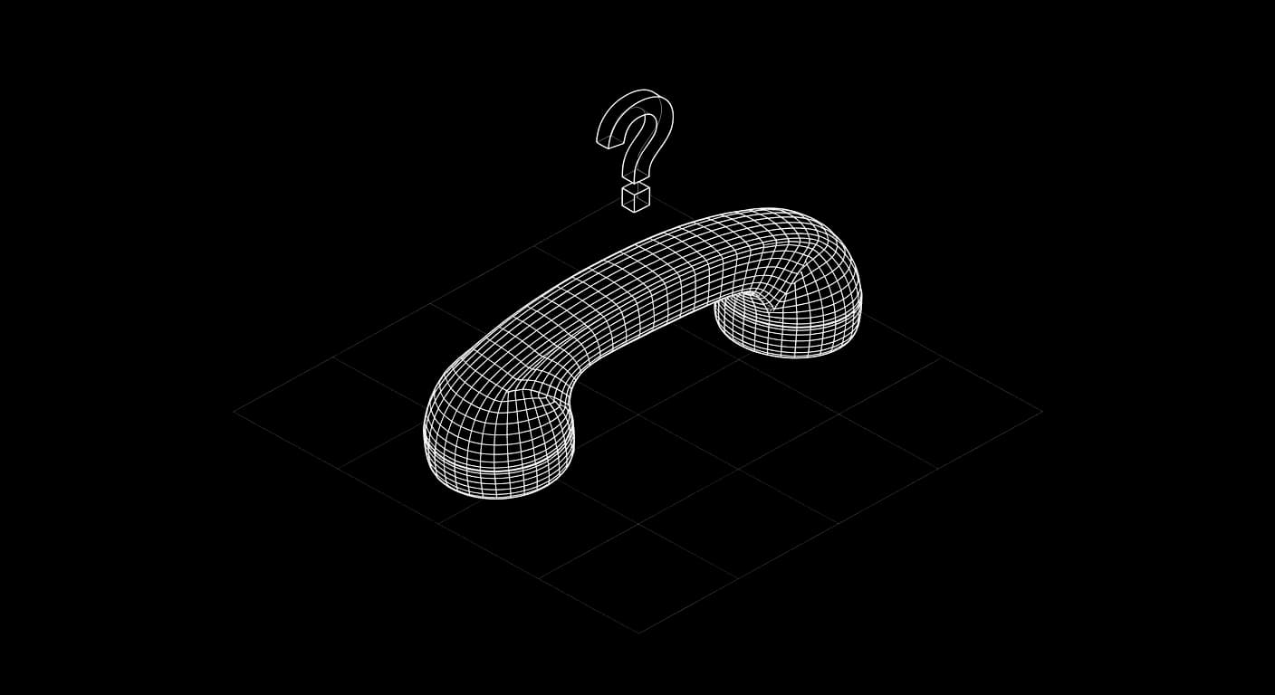 Isometric wireframe for Customer support